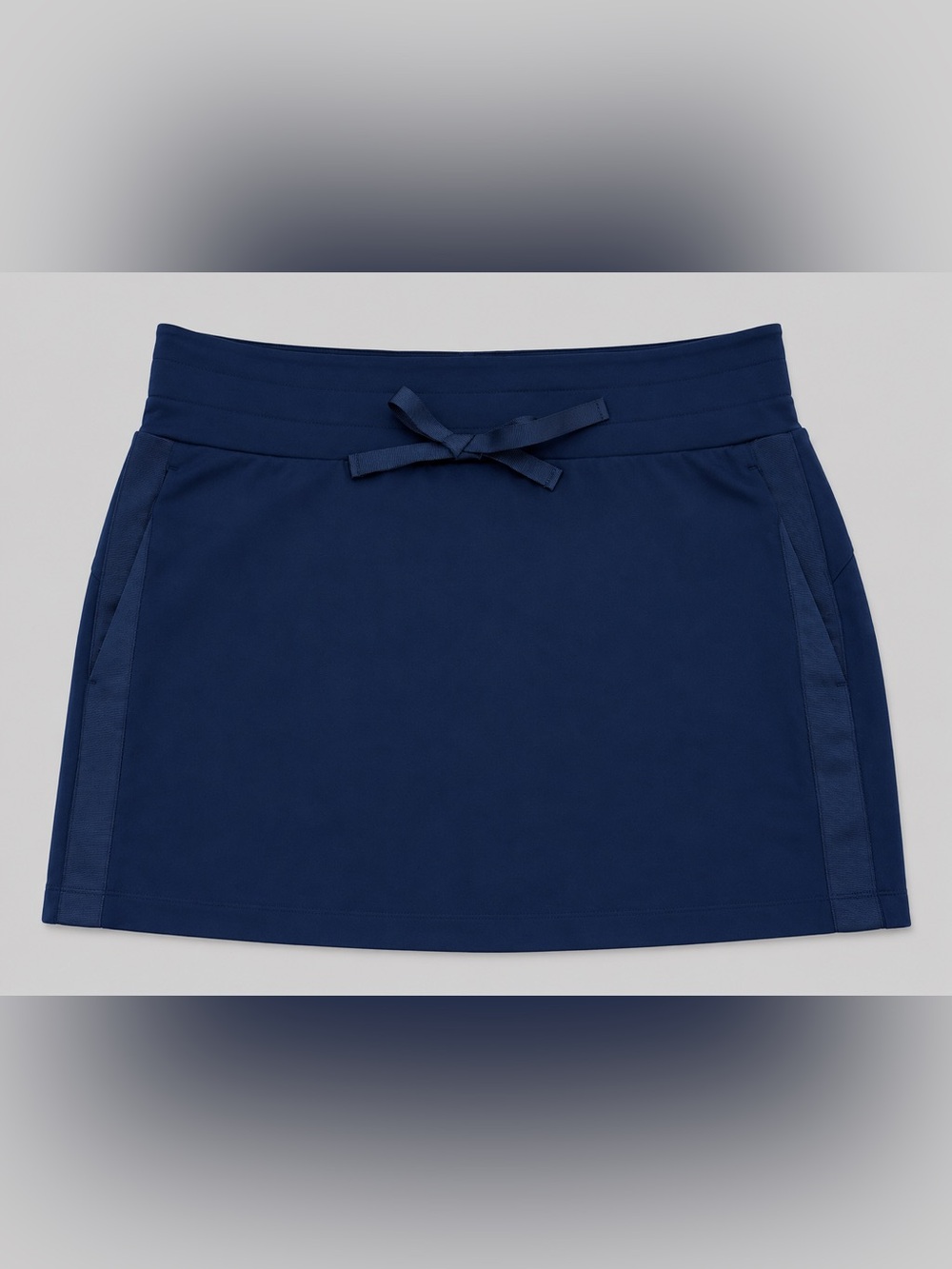 Athleta Metro Downtown  Blue Skort Skirt Sz M Athleisure Tennis Golf Pickle Ball